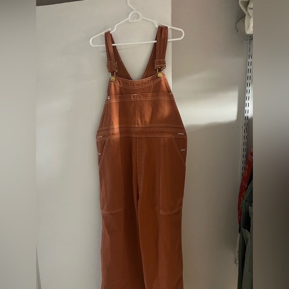 Big Bud Press old style painters overalls in clay red NOT SAMPLE SALE